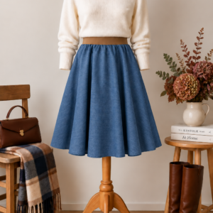 Jeansrock uni